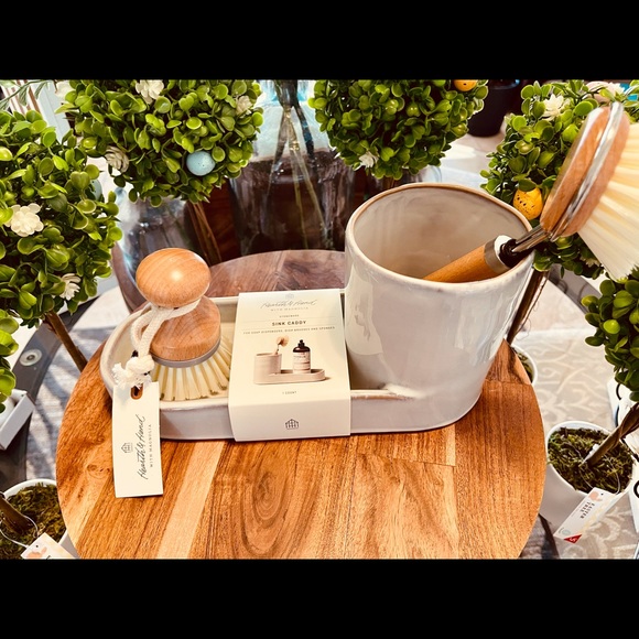 Hearth & Hand Stoneware Kitchen Sink Caddy - Picture 9 of 16
